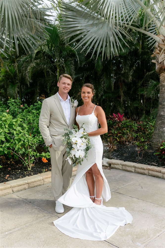 Marriott Sanibel Harbour Resort & Spa Bride & Groom