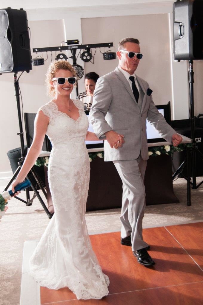 Fort Myers Wedding DJ, Bride and Groom, intro into first dance, Day of Coordination