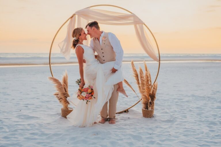 Fort Myers Wedding Photographer Summer Bride & Groom Ceremony