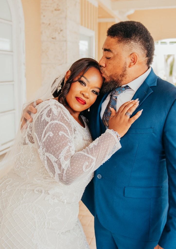 Fort Myers Wedding Photographer Summer Bride & Groom together