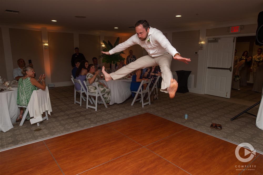 dancing, groom, Fort Myers wedding photography