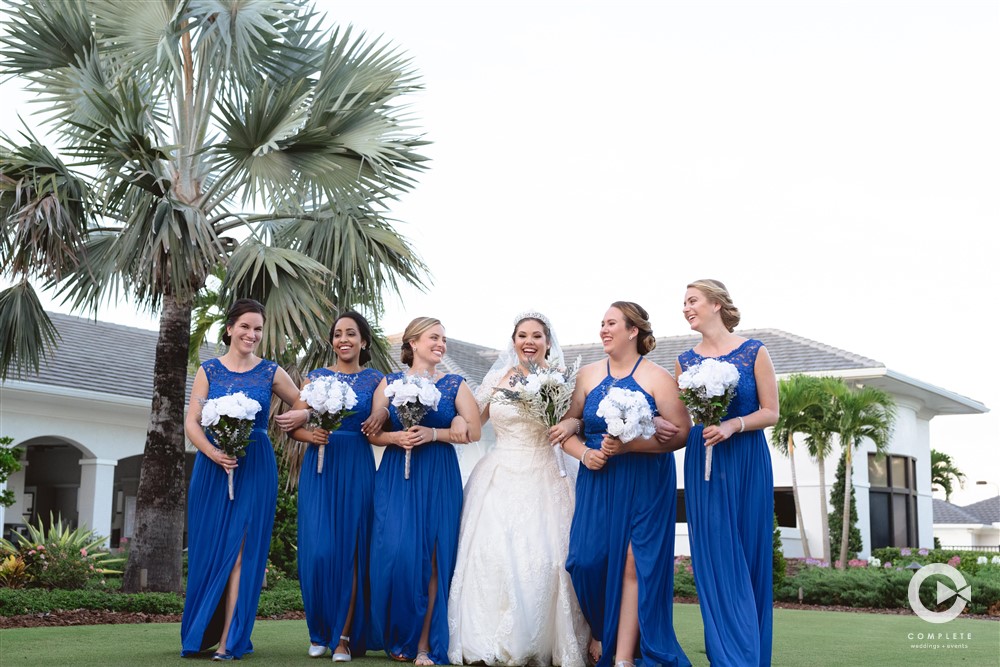 cobalt blue dresses wedding colors