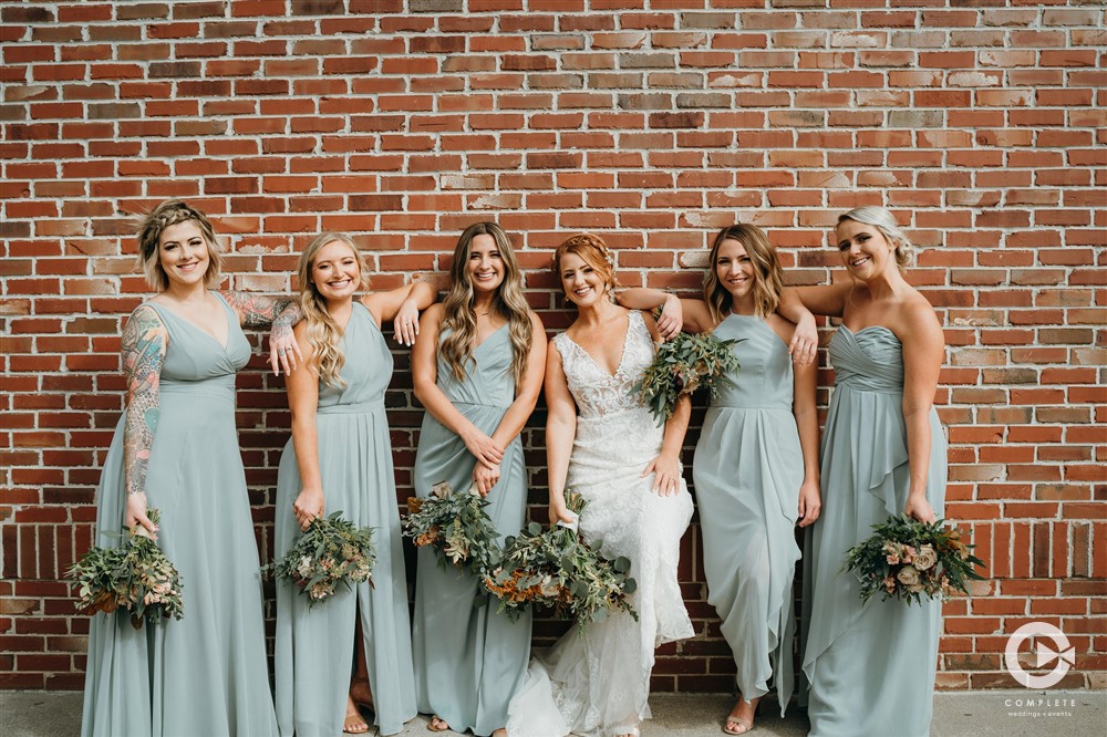 sage green dresses and wedding colors