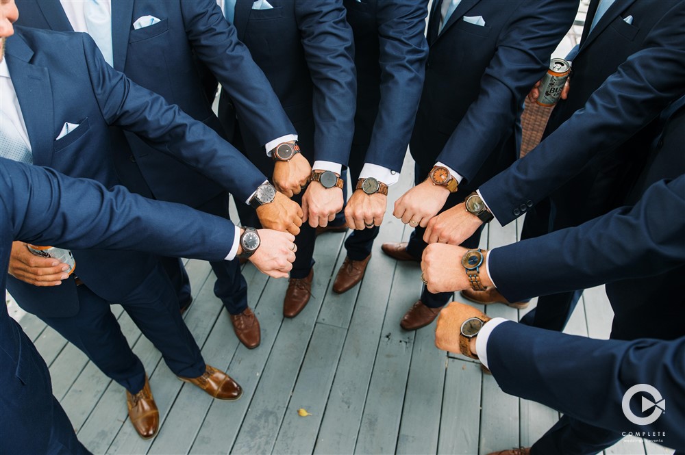 groomsmen and watches