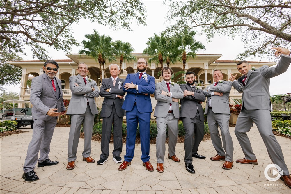 Naples, Florida groomsmen photos.