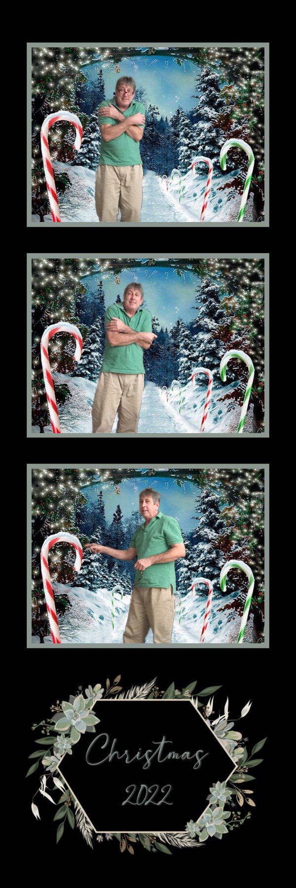 Enchanted Holiday Photo Booth Photo Strip 1