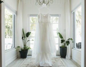 A Perfect Wedding Dress at Grace River Island Resort Wedding Venue in Fort Myers