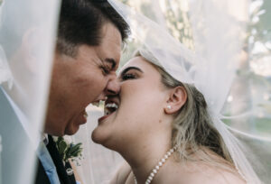 Funny Faces in Love at Grace River Island Resort Wedding Venue in Fort Myers