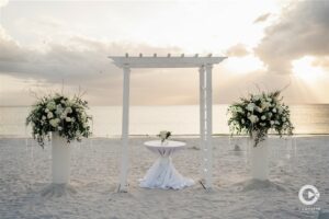 Tess & Chris's beautiful Bling Wedding at the Hilton Marco Island