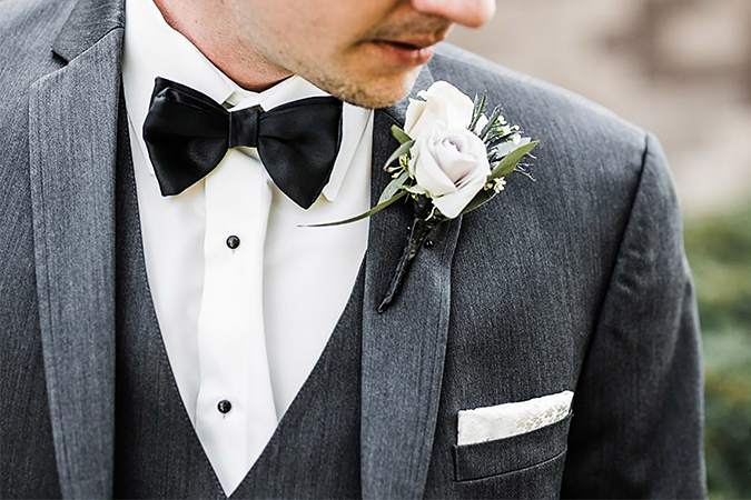 Groom Wear a Suit or Tuxedo