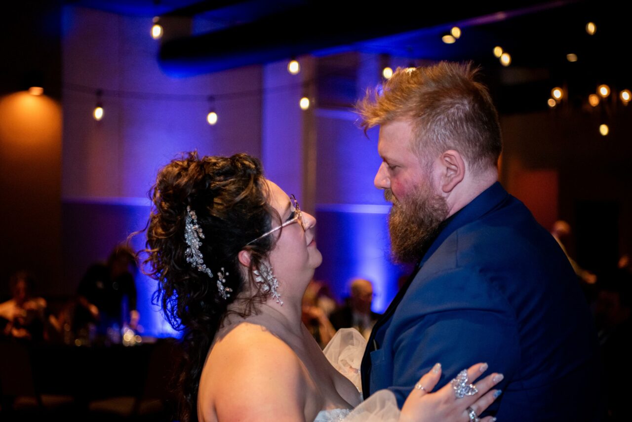 Bride & Groom On Dance floor Photography by Andrea LaVoy