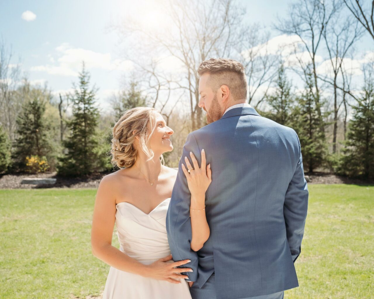 Bride and Groom Photography by Lena Stefon