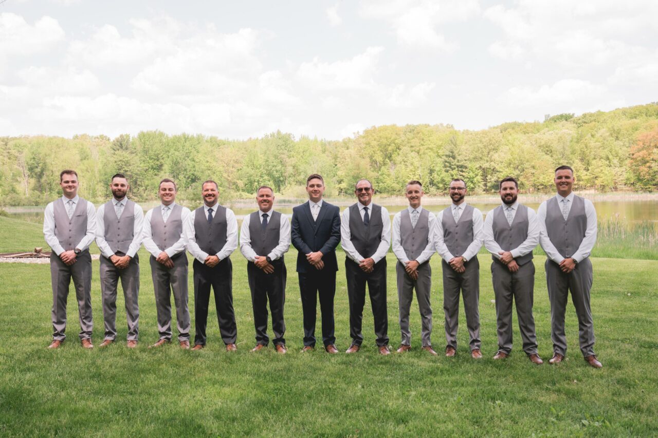Groom and Groomsment Photography by Karen Macy