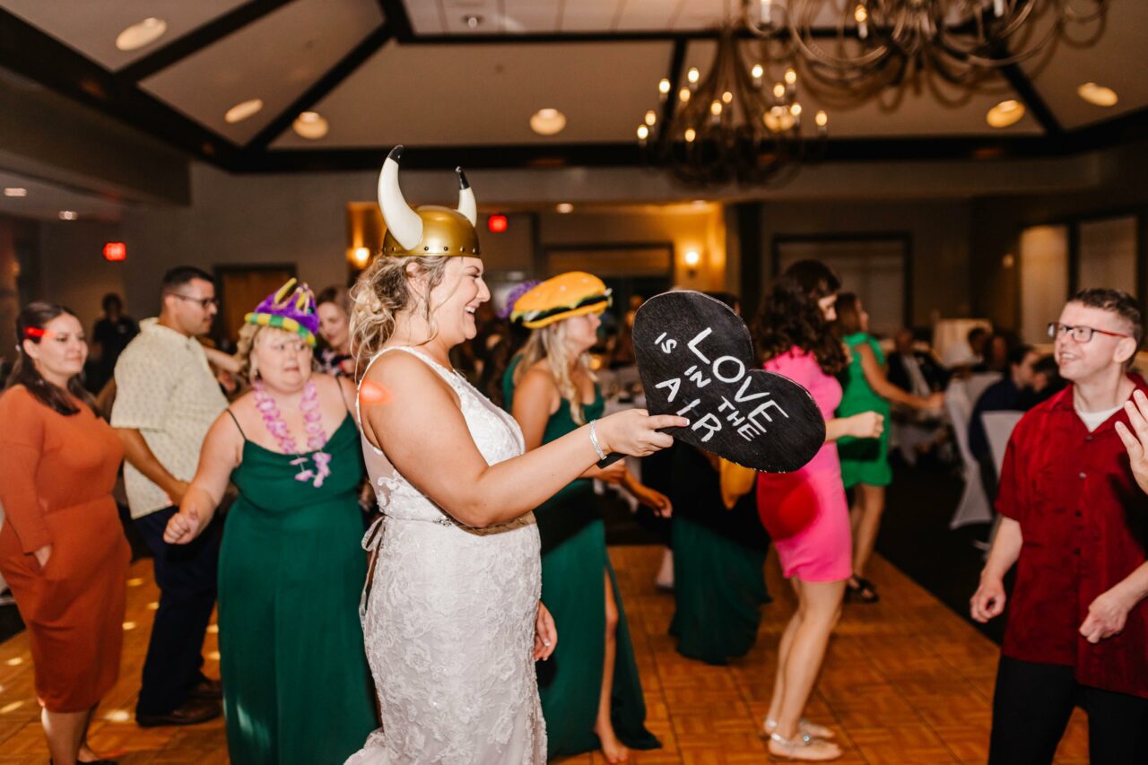 Photo Booth Props on the Dancefloor