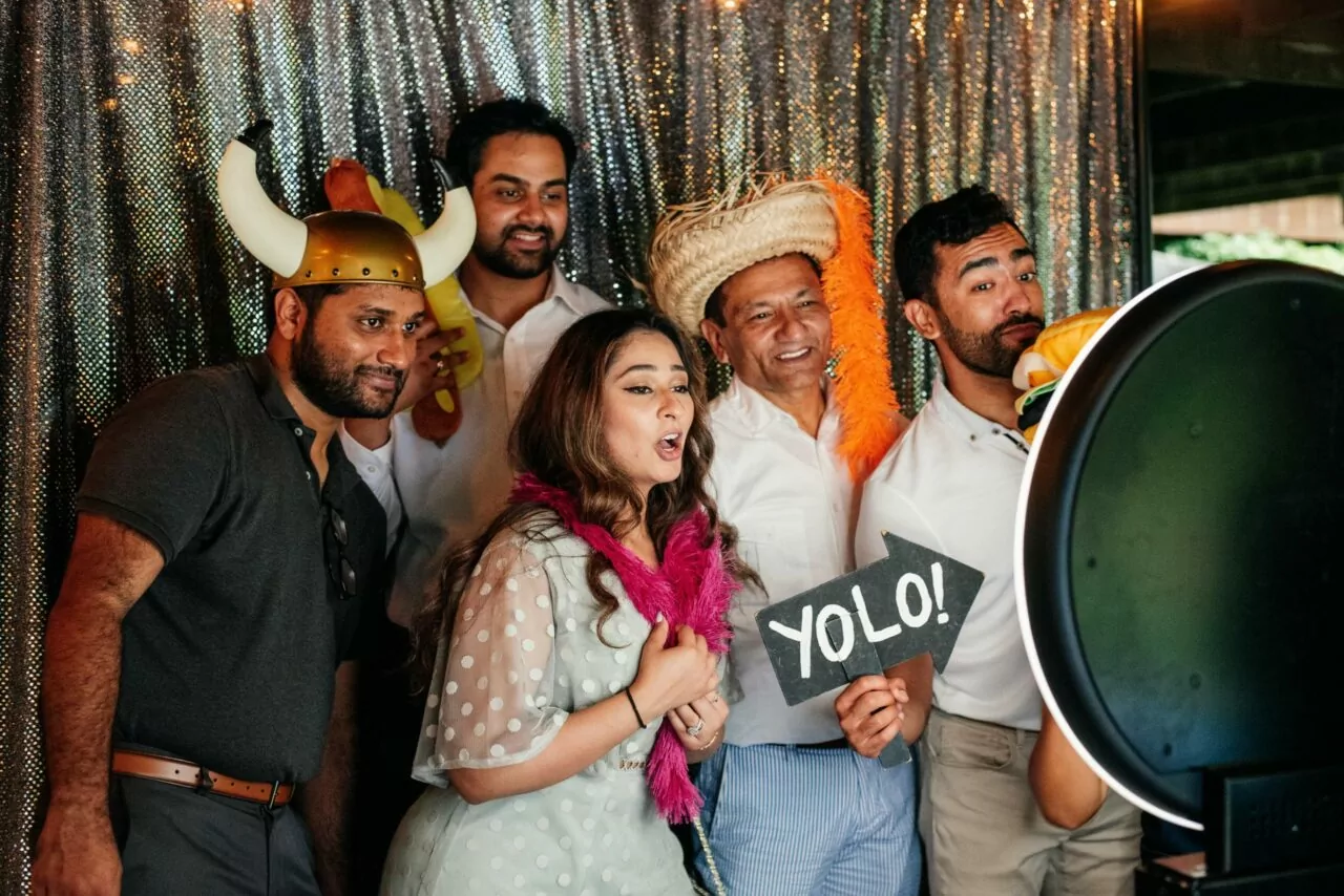 Open Air Photo Booth With Props
