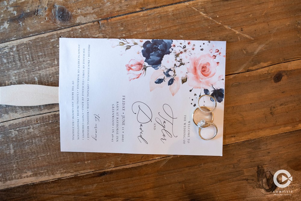 wedding details invite fan