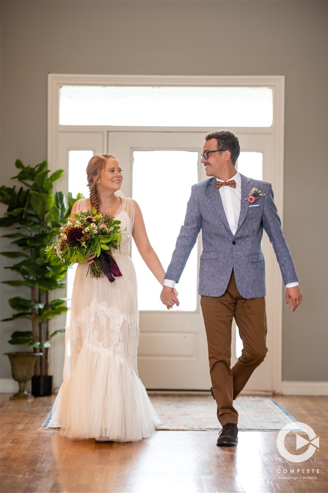 Bride Groom, walking, dress, suite