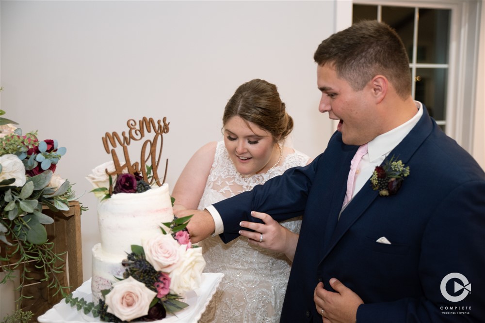 Cake Cutting, wedding, love, happiness