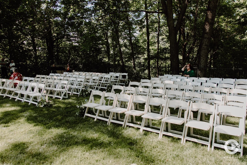 ceremony space at laurel hall