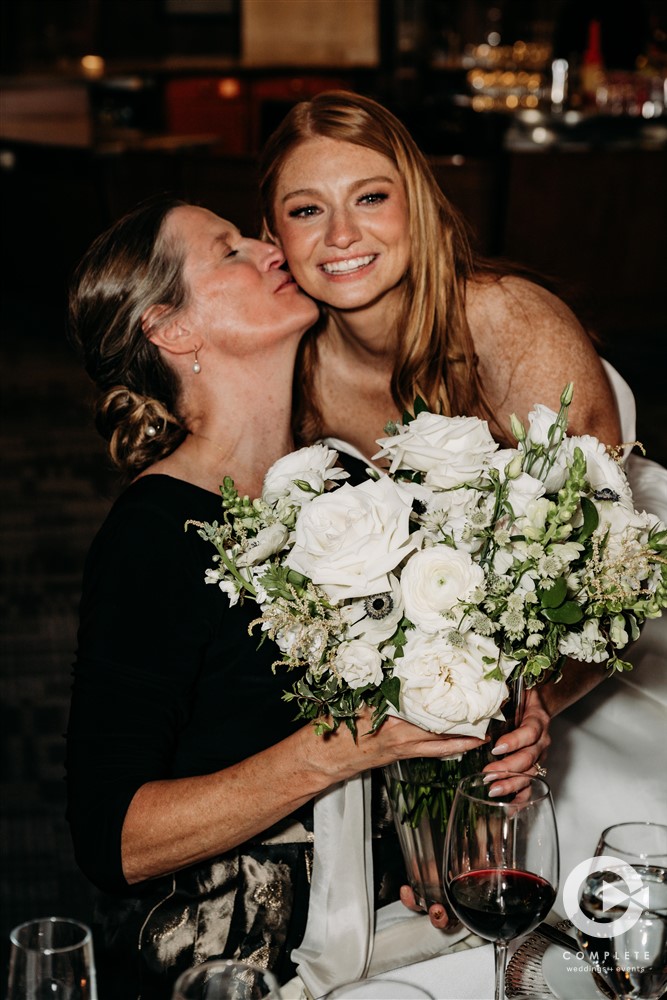 dedication bouquet toss