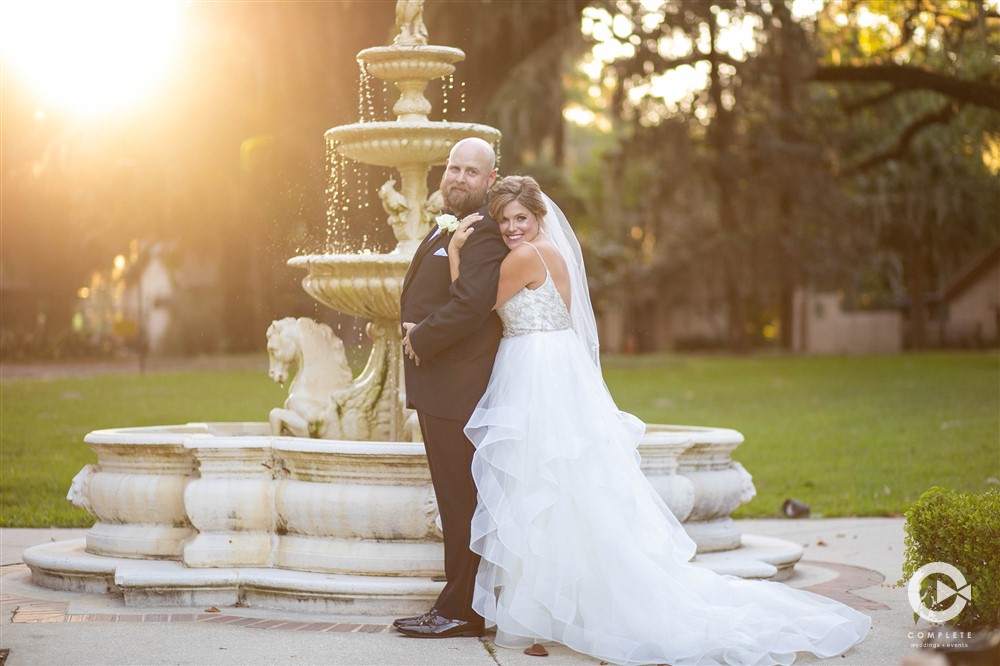 Fountain wedding photo Florida