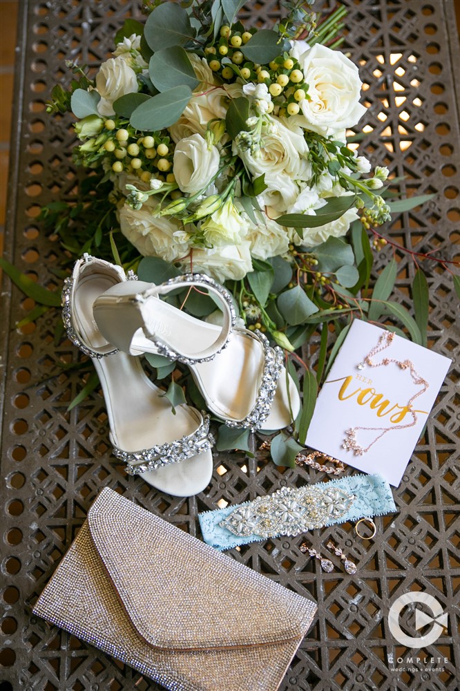 Bridal accessories detail photo