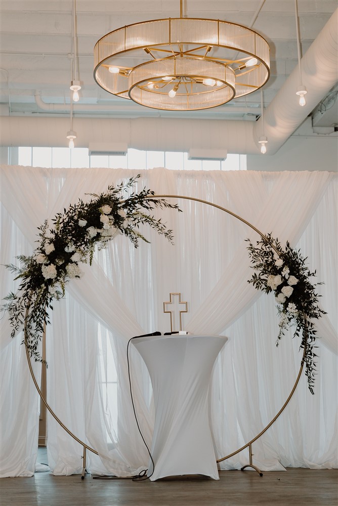 neutral tone wedding