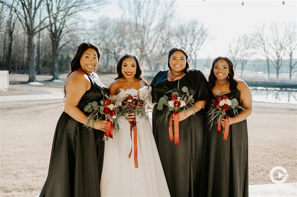 few bridesmaids
