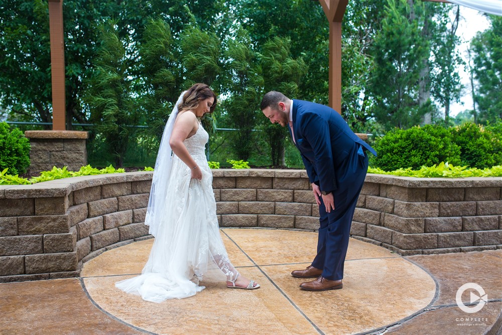 flat wedding shoes