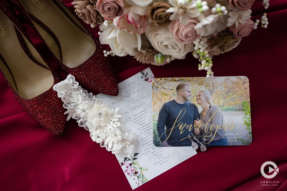 red heels - wedding shoe trends