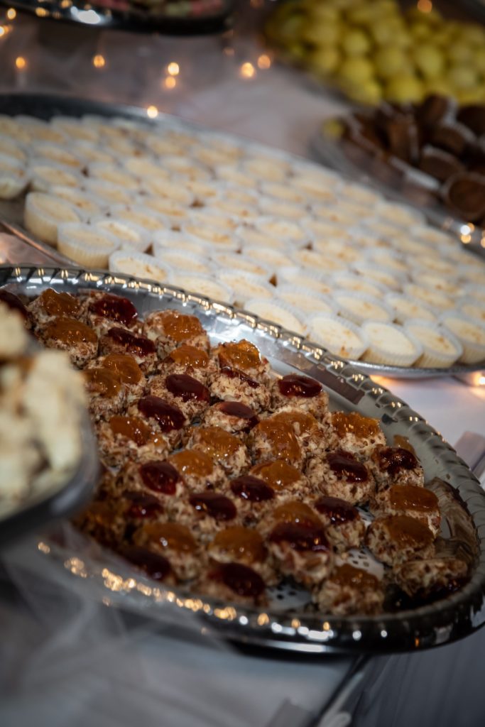 wedding desserts table