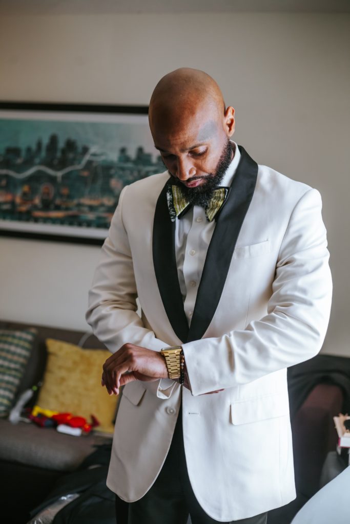 Groom at the Grand Street Cafe