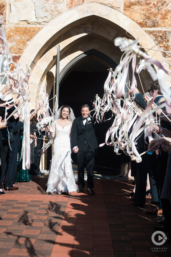 Church Ceremony Exit with Bride and Groom