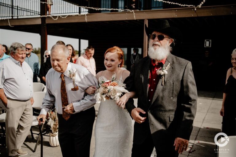 Wedding Outside Ceremony Emotional Photography