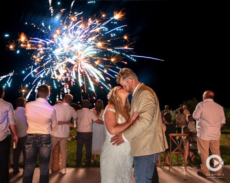 Firework Wedding Photos