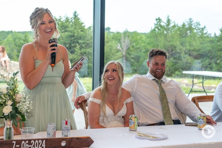 Wedding Toast Photography