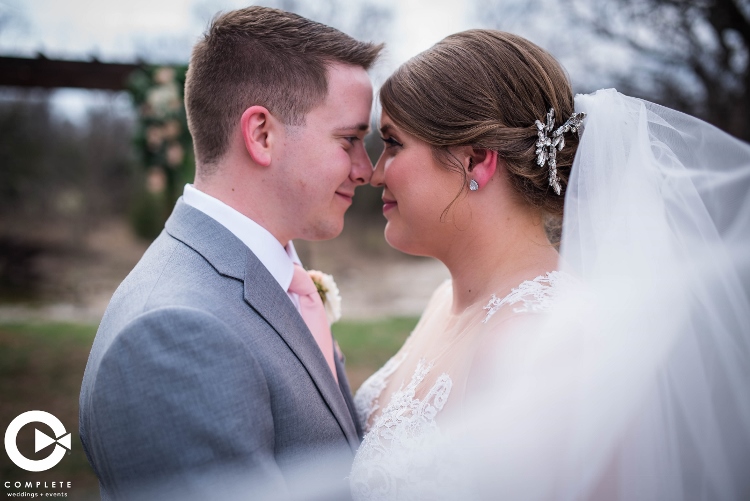 bride and groom Andy + Kaitlin