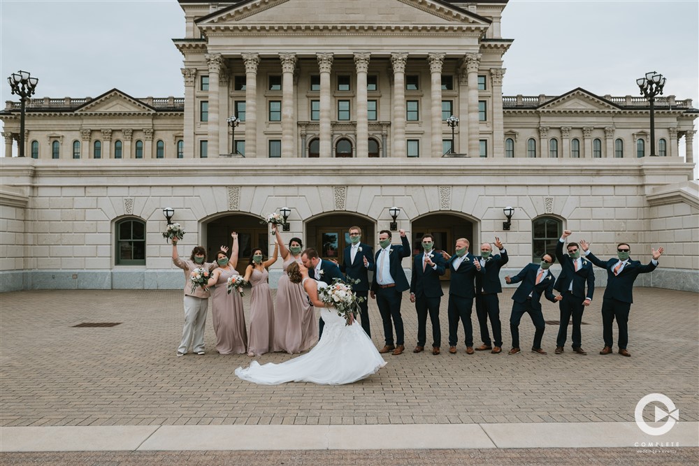 Topeka Country Club Bridal Party in Topeka, KS