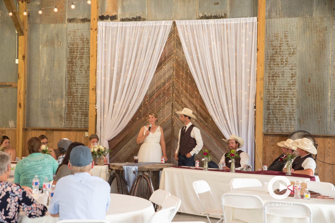 Bride & Groom Toast