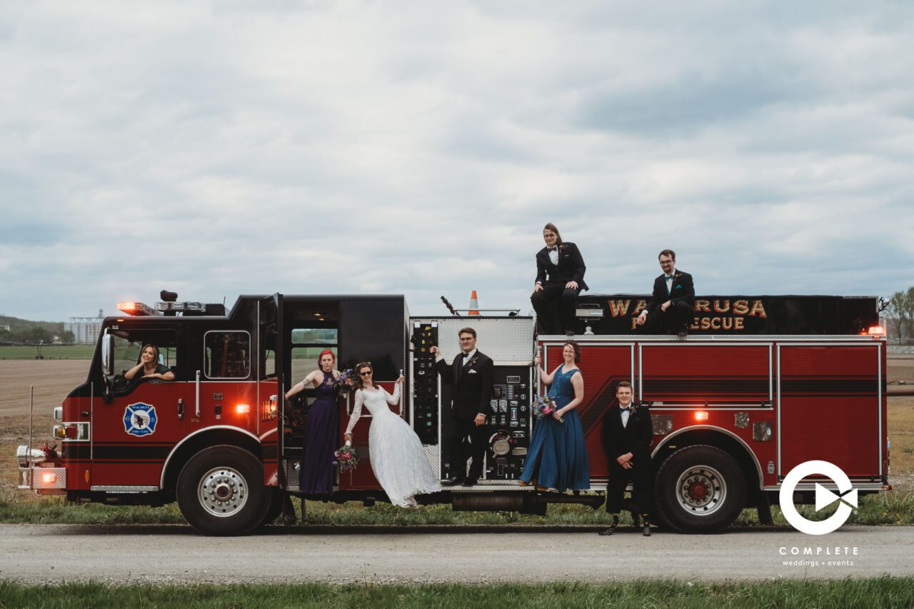 Firefighter Wedding