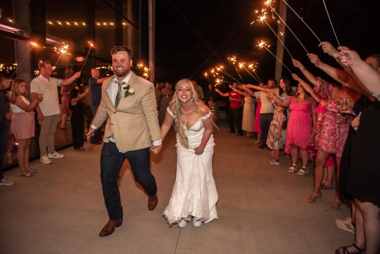Wedding Grand Exit Photography