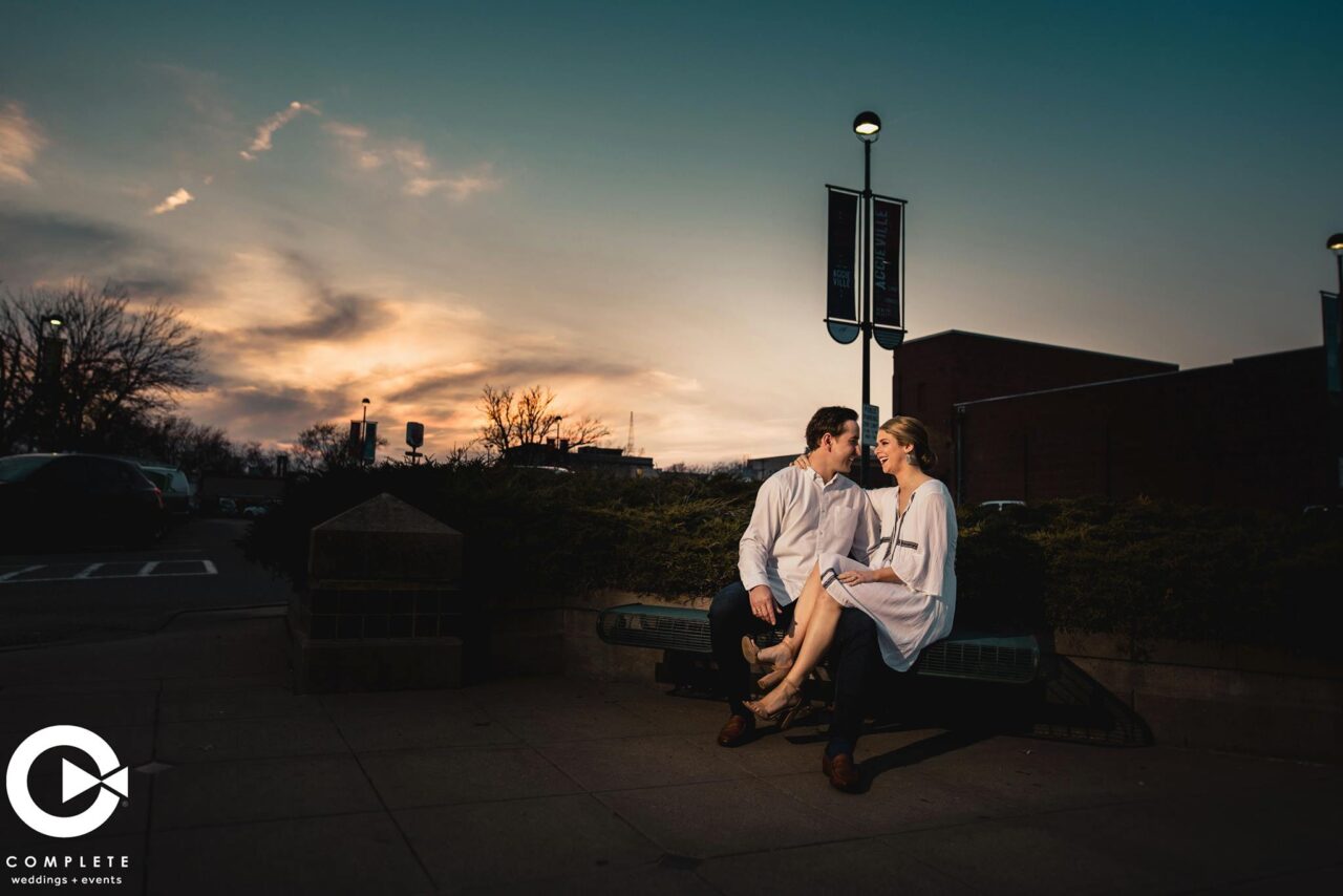 Aggieville Kansas Engagement Photos