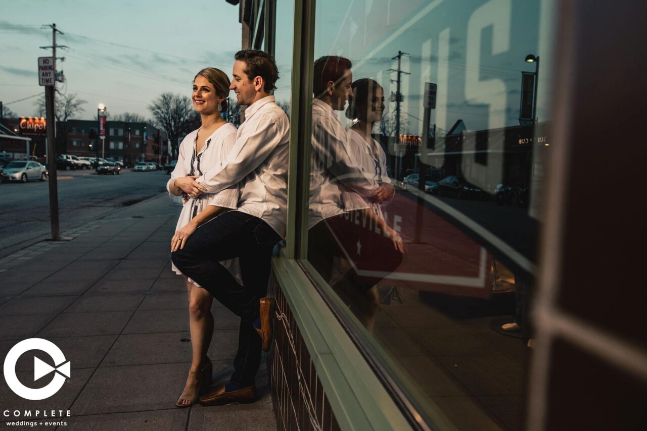 Aggieville Kansas Engagement Photos