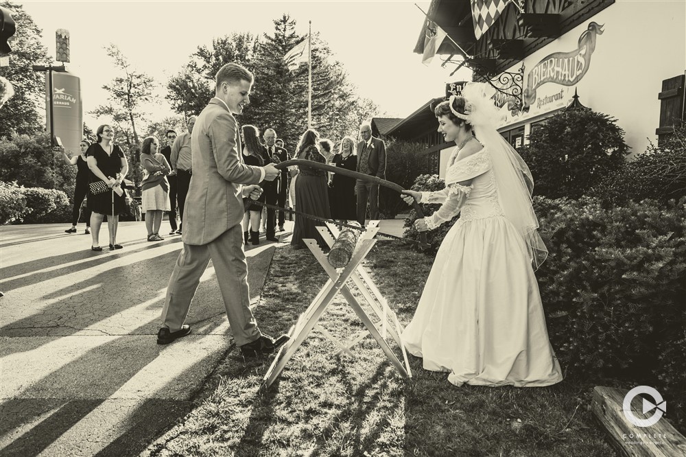 Wedding Log Cutting Ceremony