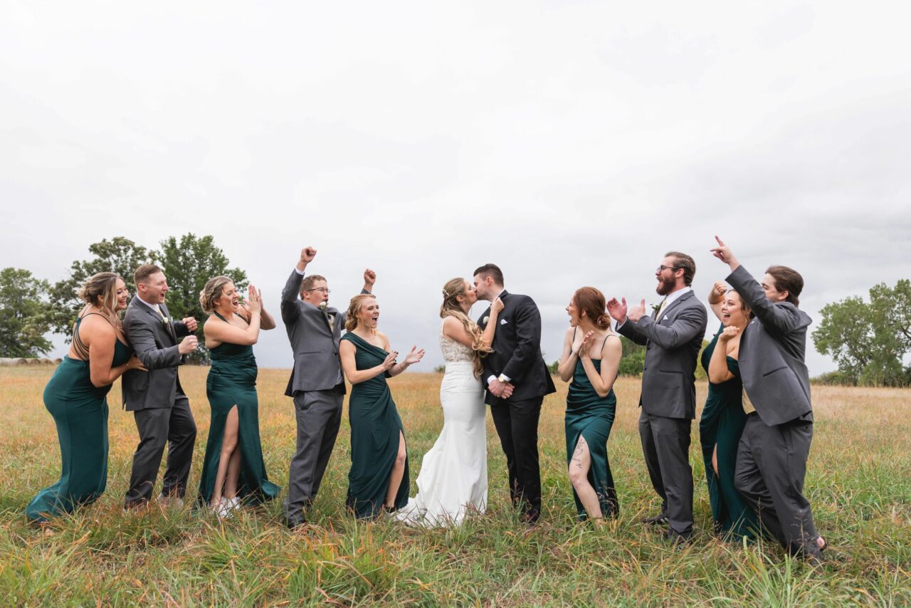 Kansas Wedding Party Celebration Photography
