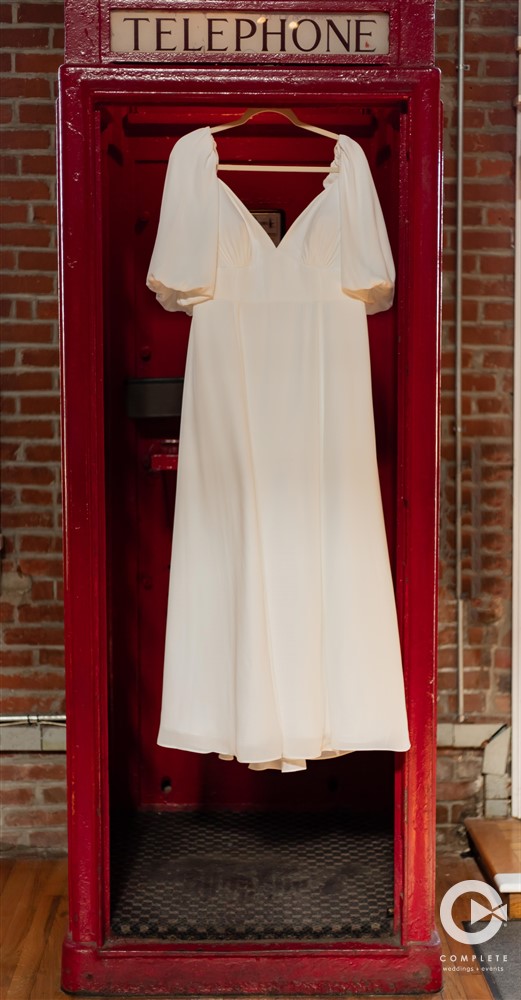 Puff Sleeves Dress Kansas Wedding Photography