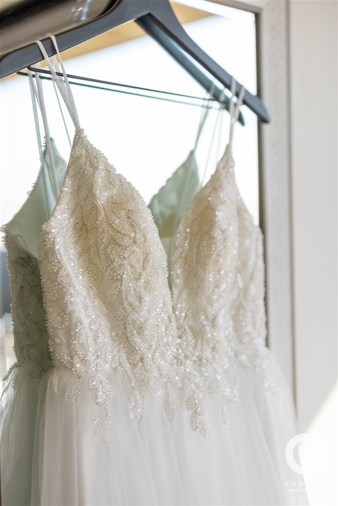 Sequin Wedding Dress Kansas Wedding Photography