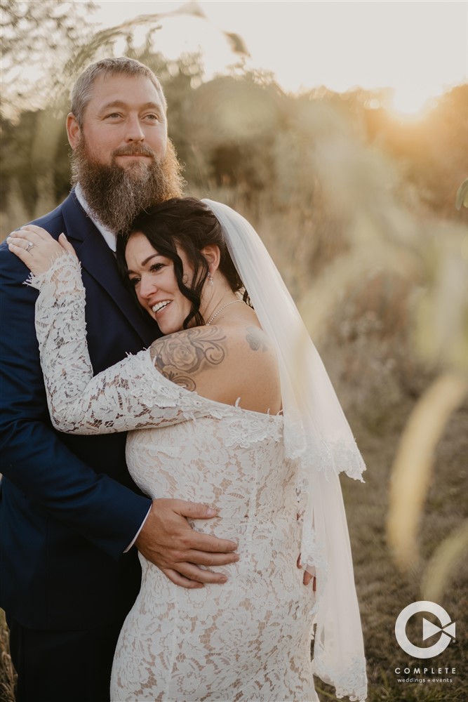 Puff Sleeves Dress Kansas Wedding Photography