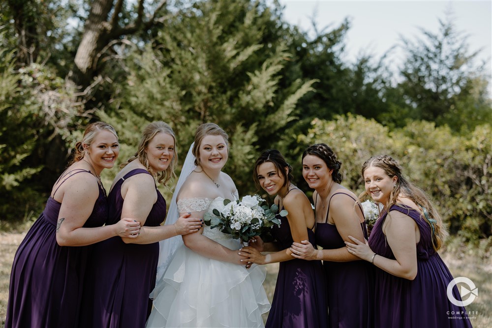Purple Wedding Colors Complete Kansas Photography