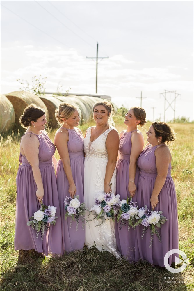 Pastel Wedding Bridesmaids Dress Complete Kansas